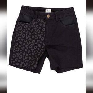 Ripton & Cosmic dirt Leopard Jorts size 25 XS